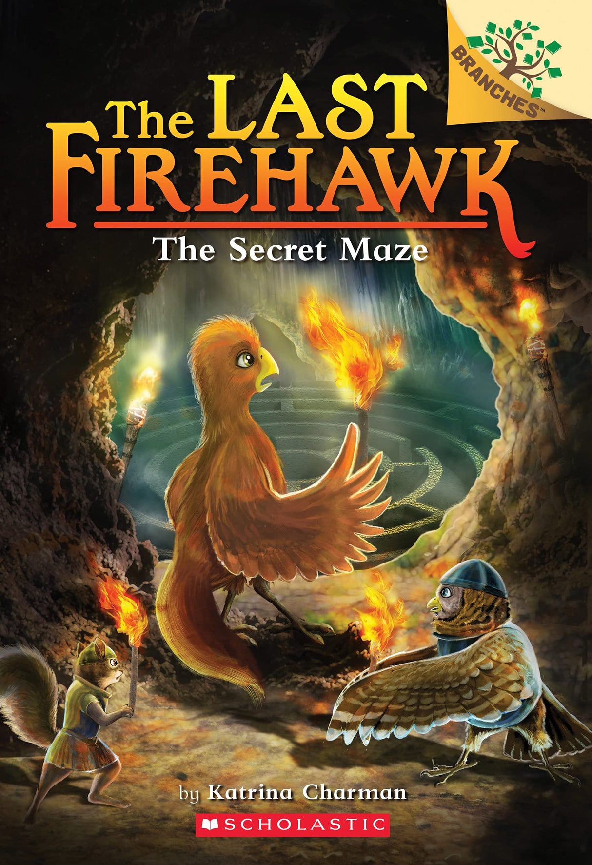 The Last Firehawk #10: The Secret Maze (A Branches Book)